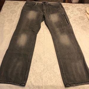 Sean John distressed gray jeans